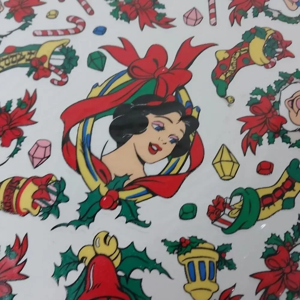 Disney Christmas Smart Stix Snow White Seven‎ Dwarfs Reusable Stickers Decals